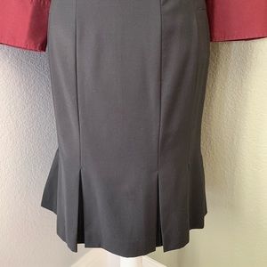 Club Monaco wool black skirt size 2